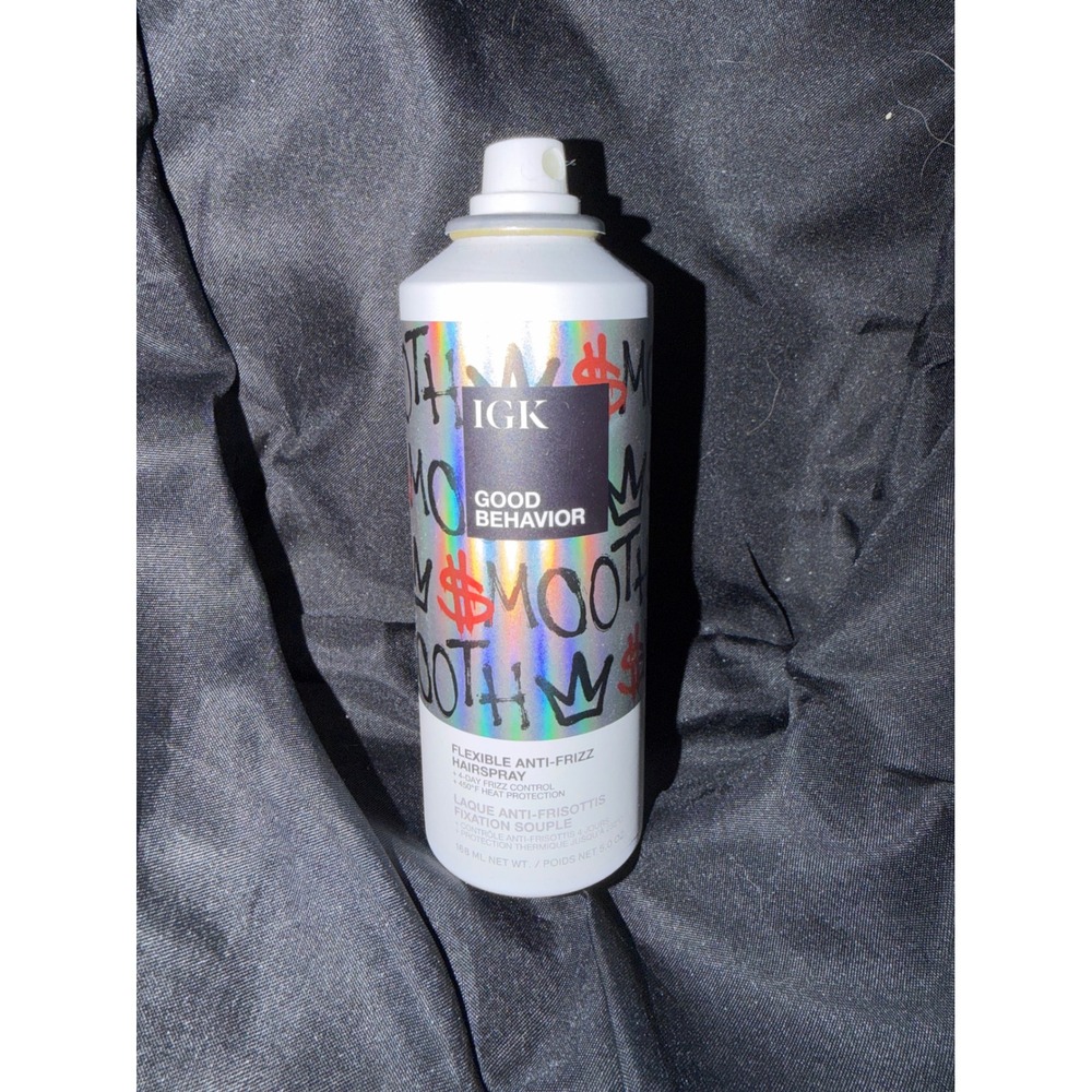 IGK Good Behavior Flexible Anti-Frizz‎ Hairspray 450 Heat Protection Smooth hair